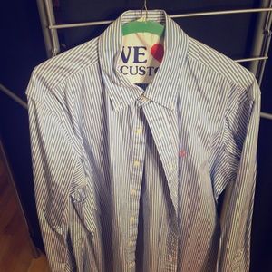 Polo Ralph Lauren pinstriped large dress shirt